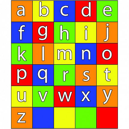 Коврик "Английский алфавит" для программируемого мини-робота Bee-Bot