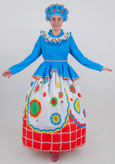 Русский народный женский костюм Дымка