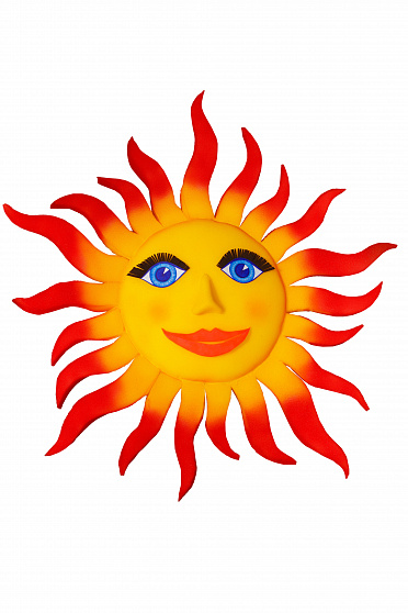 Солнце (диаметр солнца 86 см, 
 толщина 13 см)