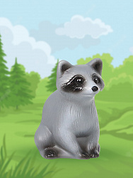 Набор Животные тайги и леса. Набор из 5 игрушек.