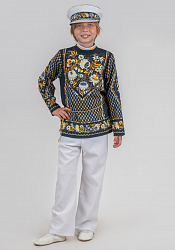 Петербургская роспись расписной костюм для мальчика