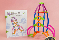 Палочки счетные Геостикс. 3D конструктор. (158 деталей)