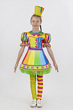 Клоунесса Пуговка костюм для девочки
