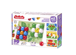 Мозаика для самых маленьких "Цветочек" d40/39 эл Baby Toys
