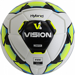 Мяч футбольный TORRES VISION Mission FIFA Basic матчевый, размер 4