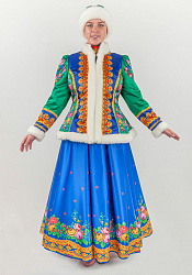 Русский павловопосадский костюм женский Переслава