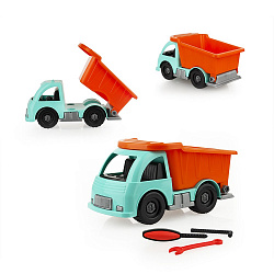 Конструктор «Грузовичок Лео» (23 дет., отвертка, шестигранник, ключ гаечный) 23,6 см (в сетке)