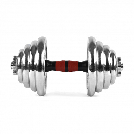 Гантель разборная, хромированная 15кг 30 LB