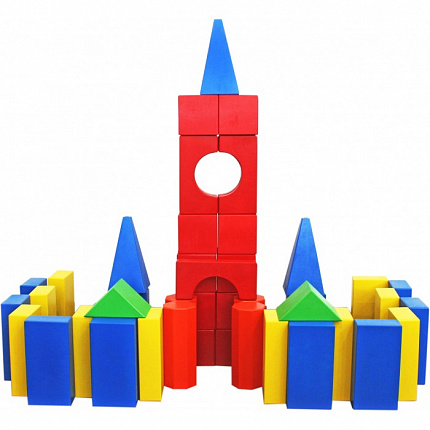 Напольный конструктор "Поликарпова"(68 деталей)