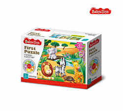 Пазл First Puzzle "Кто живет в Джунглях" (30 эл) Baby Toys