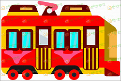 Куб цветной 30*30*30 см