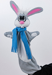 Перчаточная кукла Заяц серый