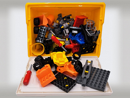 Конструктор "Строительная техника"  (Совместим с Lego Duplo Лего Дупло)