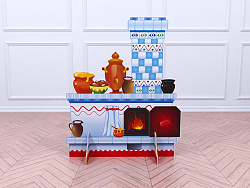 Театральная декорация "Печка"