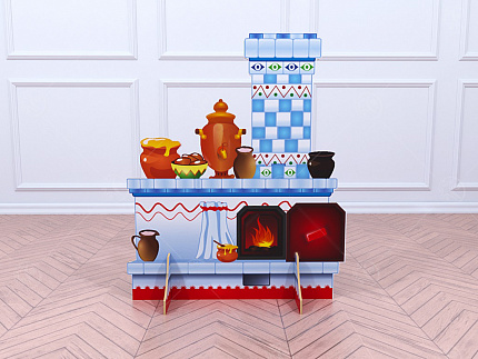 Театральная декорация "Печка"