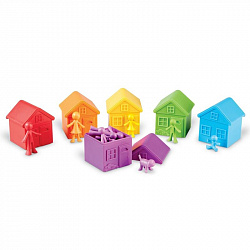 Развивающая игрушка "Моя семья, с домиками для сортировки" (52 элемента)