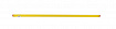Палка гимнастическая 106см (желтая)