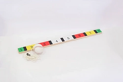 Мяч-маятник с цветной рейкой