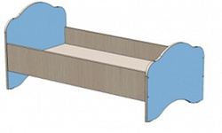 КРОВАТЬ С ФИГУРНЫМИ СПИНКАМИ "ВОЛНА" (ЯБЛОЧКО; ГРИБОК; БАБОЧКА; ОБЛАЧКО.)