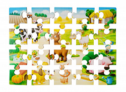 Пазл First Puzzle "Кто живет в Деревне" (20 эл) Baby Toys