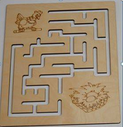 Песочный лабиринт "Курочка Ряба"