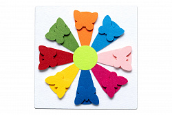 Дидактический коврик "Бабочки"