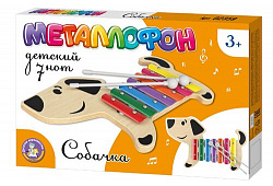 Металлофон детский "Собачка" 7 нот