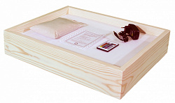 Световой планшет для рисования песком "Нолик" (сосна)