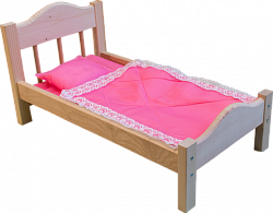 Кроватка кукольная  № 16, цвета в ассортименте