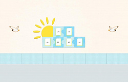 Комплект настенных панелей - стенд "Восход"