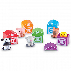 Развивающая игрушка "Кто спрятался на ферме" (15 элементов)