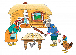 Набор магнитных карточек Курочка Ряба