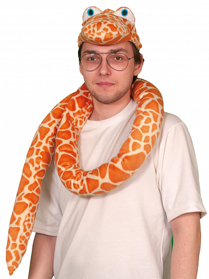 Шапка Удав пятнистый                 с хвостом