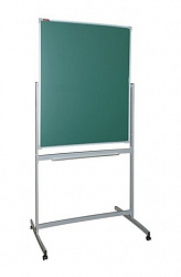 Поворотная магнитная полимерная школьная доска 750х1000 (меловая)