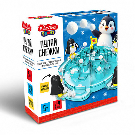 Игра настольная "Пуляй снежки" серии "Baby Toys Games"