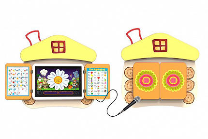 Профессиональный навесной логопедический комплекс Logo 12 Теремок