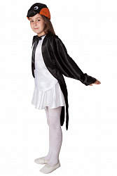 Ласточка (шапочка + жакетик + юбка солнце черная)