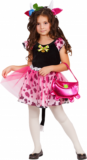 Карнавальный костюм детский "Коровка "Кокетка"