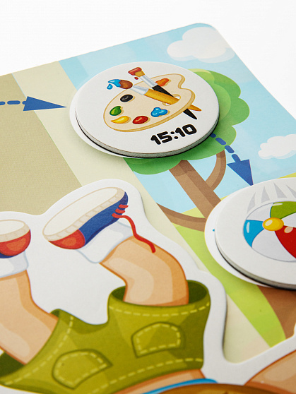 Магнитные истории "Учим время!"