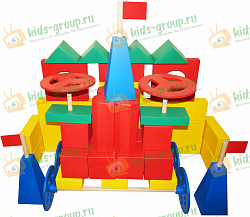 Набор фигурок "Семья" 10 штук 7-10 см на подставках фанера
