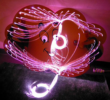 Фиброоптический модуль Молния (Тучка) - Расширенный: Эффект дождя, вспышки