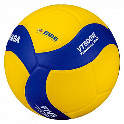 Мяч волейбольный утяжеленный MIKASA VT500W тренировочный, размер 5