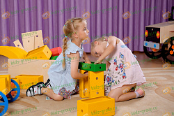 КОНСТРУИРОВАНИЕ БЕЗ ГРАНИЦ! Напольный деревянный строительно-механический конструктор  100 деталей