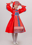 Русский народный костюм Кадриль расписная для девочки