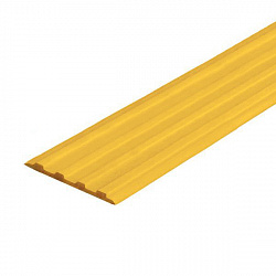 Лента тактильная направляющая ЛТ20 Желтая самоклеящаяся