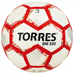 Мяч футбольный TORRES BM 300 любительский, размер 3
