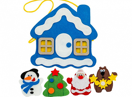 Дидактический коврик "Сумка-игралка "Новый год"