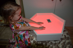 Световой планшет для рисования песком "Многогранный" (МДФ)