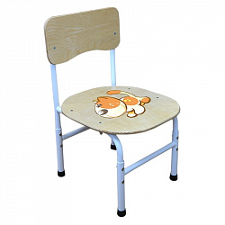 СТУЛ ДЕТСКИЙ "ТЕМА" РЕГУЛИРУЕМЫЙ (С РИСУНКОМ) ГР. 00-1/1-3