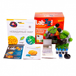 (RU) Набор  LabZZ MV1 Lime: микроскоп и книга